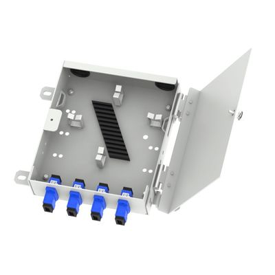 FTTX Network ODN Metal Mini Fiber Optic FTTH Terminal Box 8 Core Distribution con connettori LC e SC