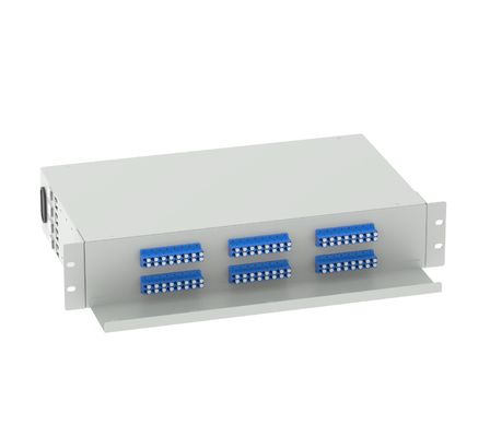 Quadro di distribuzione subottico 48 porte 19 pollici LC UPC Patch Panel per rete FTTH migliore