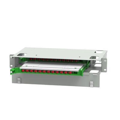 24 Port FC Tipo Fibra ottica di distribuzione Patchpanel attrezzature a fibra ottica con 5 volte