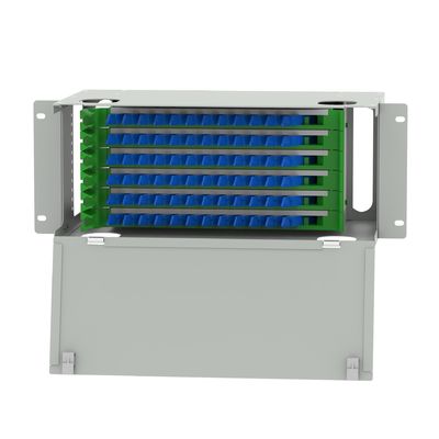 Equipaggiamento a fibra ottica E2K Tipo 72 Port Fibra ottica di distribuzione Patchpanel 5 Data Center