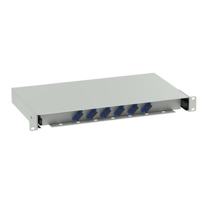 FTTX Patchpanel di distribuzione in fibra ottica di tipo SC bianco per prestazioni ottimali della rete