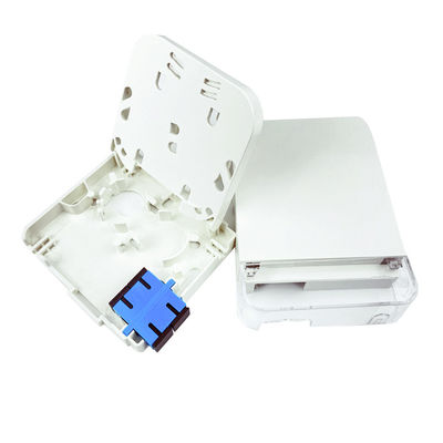 SC UPC pannello di presa di piastra di fibra ottica di plastica per l'installazione di reti FTTH interne