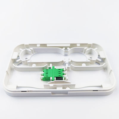 1 Port Grey APC Fibra ottica di plastica pannello di presa per interno in rete FTTH