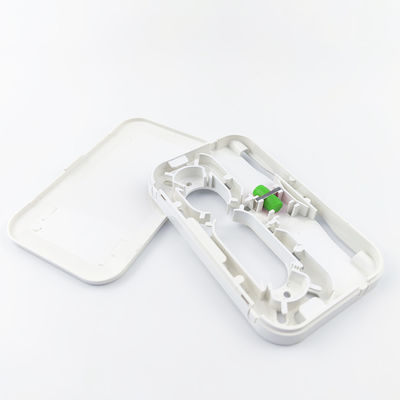 Pannello di presa di fascia di fibra ottica in plastica bianco/grigio FC APC per rete FTTH interna