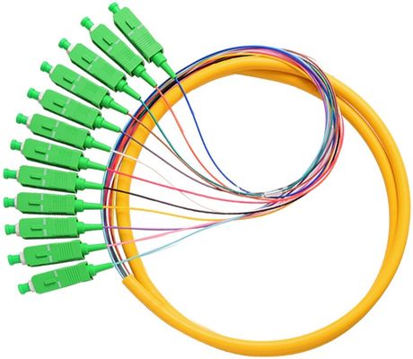 Connessione a fibra ottica a lungo termine SC Fibra ottica Pigtail Patchcord con 5 volte