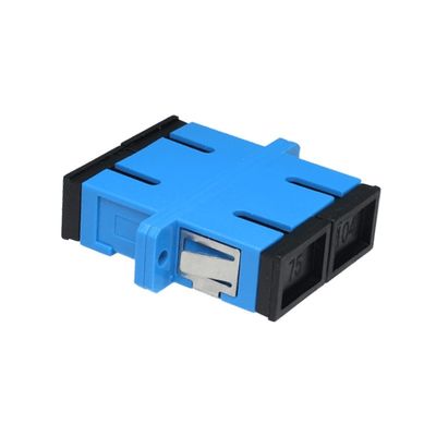 Adattatore a fibra ottica quadri-SC a prova di polvere senza orecchie con APC UPC PC PBT Material 1 Port/2 Ports