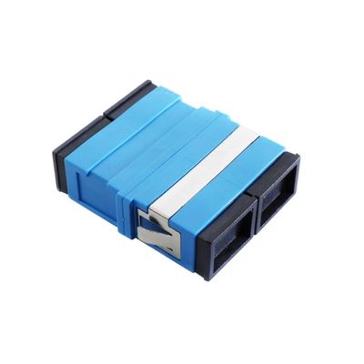 Adattatore a fibra ottica quadri-SC a prova di polvere senza orecchie con APC UPC PC PBT Material 1 Port/2 Ports