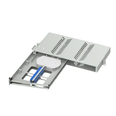 24 porte LC UPC Swing Type Fiber Optic Patch Panel per telaio di distribuzione sub-ottico