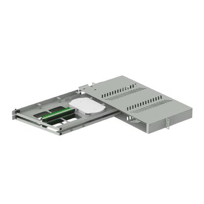 FTTX 24 porte Sub ODF Swing tipo SC APC Fiber Optic Patch Panel per apparecchiature ottiche