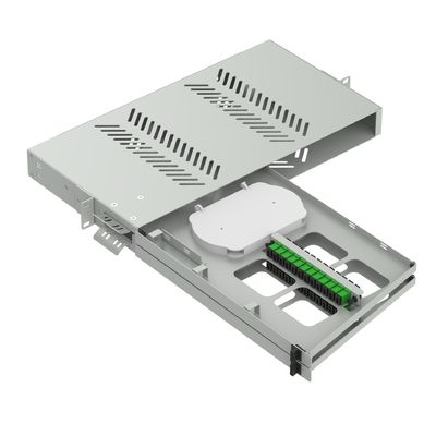 FTTX 24 porte Sub ODF Swing tipo SC APC Fiber Optic Patch Panel per apparecchiature ottiche