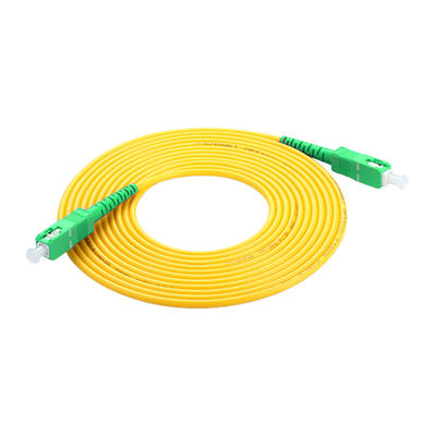 Connessione a fibra ottica SC Patchcord a fibra ottica per apparecchiature APC 5