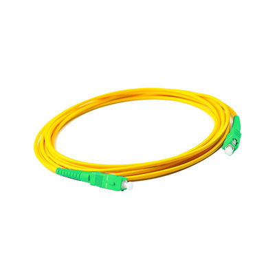 Connessione a fibra ottica SC Patchcord a fibra ottica per apparecchiature APC 5
