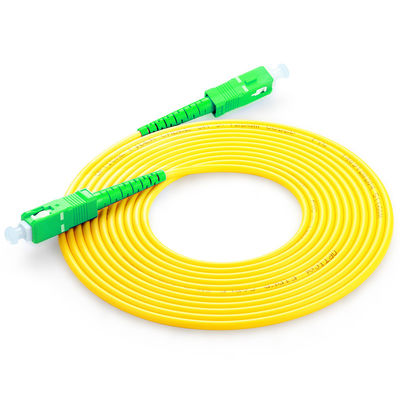 Connessione a fibra ottica SC Patchcord a fibra ottica per apparecchiature APC 5