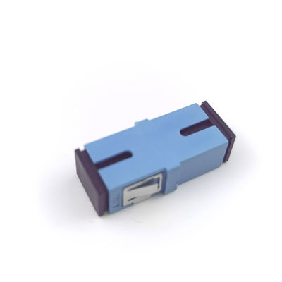 1 Port PBT Material Earless Dustproof Simplex Coupler SC Adapter in fibra ottica con UPC