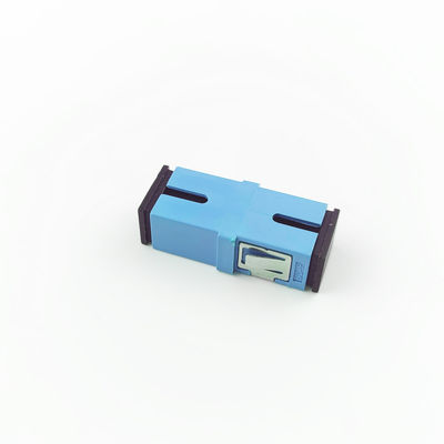 1 Port PBT Material Earless Dustproof Simplex Coupler SC Adapter in fibra ottica con UPC