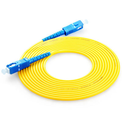 Equipaggiamento a fibra ottica SC UPC Patchcord a fibra ottica per connessione a fibra ottica veloce