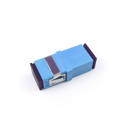 1 Port PBT Material Earless Dustproof Simplex Coupler SC Adapter in fibra ottica con UPC