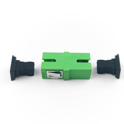 SC APC Coupler Simplex a prova di polvere senza orecchie per la connessione attiva in fibra ottica in FTTH
