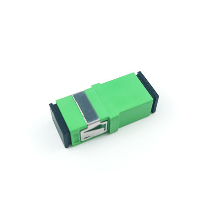 SC APC Coupler Simplex a prova di polvere senza orecchie per la connessione attiva in fibra ottica in FTTH