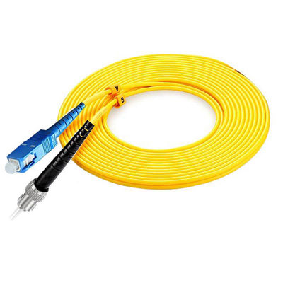 Corde di patchcord in fibra ottica SC ST di lunghezza personalizzabile per apparecchiature di altissimo livello
