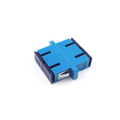 FTTH SC Adapter in fibra ottica con materiale PBT UPC Eared Dustproof Duplex Coupler