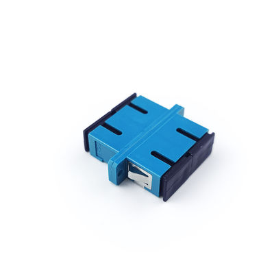 FTTH SC Adapter in fibra ottica con materiale PBT UPC Eared Dustproof Duplex Coupler
