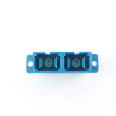 FTTH SC Adapter in fibra ottica con materiale PBT UPC Eared Dustproof Duplex Coupler