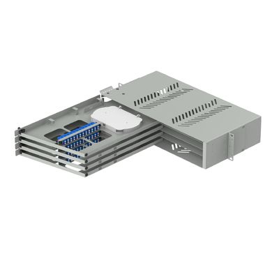 19 pollici LC UPC Swing Tipo Fibra ottica Patch Panel Sub ODF Data Center FTTX Semplificato