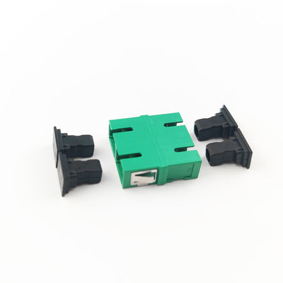 5 PBT Coupler duplex antipolvere senza orecchie SC Adapter a fibra ottica con APC