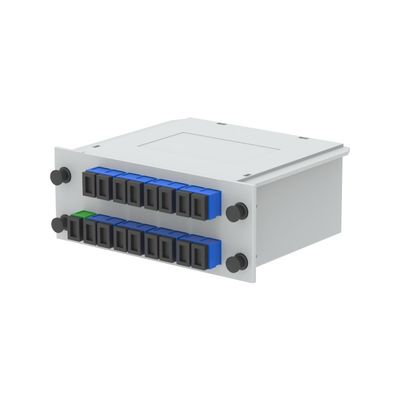 FTTX Fibra ottica PLC Splitter Insertion Tipo 1x2 1x4 1x8 1x16 1x32 1x64 con SC/UPC 5