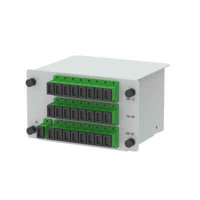 FTTX Fibra ottica PLC Splitter Insertion Tipo 1x2 1x4 1x8 1x16 1x32 1x64 con SC/UPC 5