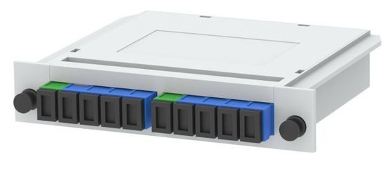 FTTX Fibra ottica PLC Splitter Insertion Tipo 1x2 1x4 1x8 1x16 1x32 1x64 con SC/UPC 5