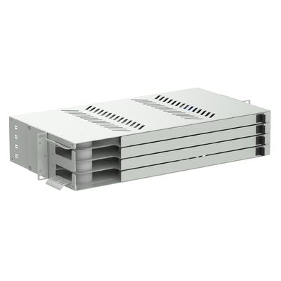 19 pollici Fiber Optic Patch Panel Sub ODF per Data Center Network ODN SC APC Tipo Swing