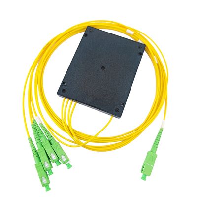 SC FC UPC APC Splitter e divisori per reti LAN cablate 2 mm Casket Type Fiber Optic