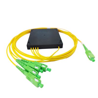SC FC UPC APC Splitter e divisori per reti LAN cablate 2 mm Casket Type Fiber Optic