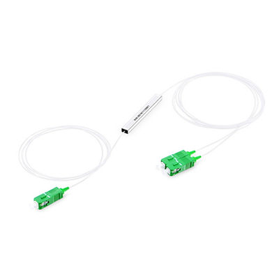 1310nm 1550nm Lunghezza d'onda PLC Fibra ottica Splitter per rete FTTX Lunghezza personalizzata