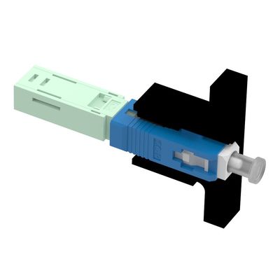 Simplex SC Fibra ottica Fast Connector UPC lucidato per l'assemblaggio a campo FTTH del cavo a goccia