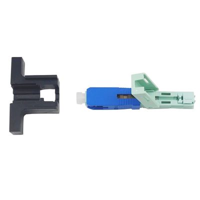 Simplex SC Fibra ottica Fast Connector UPC lucidato per l'assemblaggio a campo FTTH del cavo a goccia