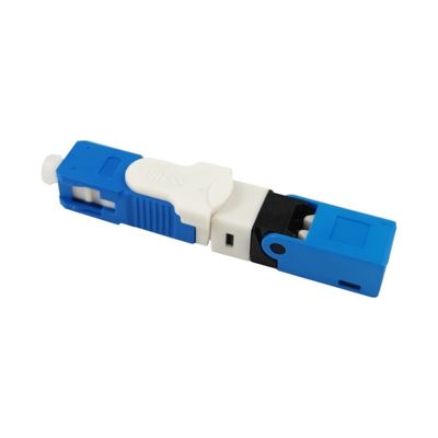 MAX≤0,5dB Perdita di inserimento SC UPC SM Simplex Fiber Optic Fast Connector per FTTH e rete