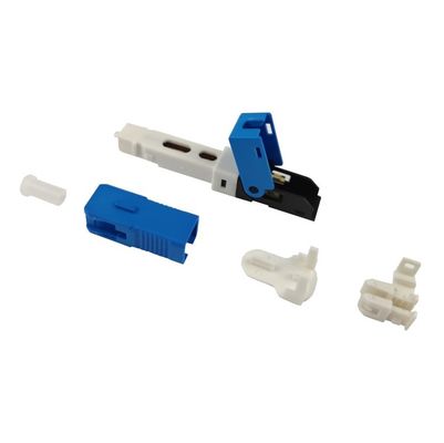 MAX≤0,5dB Perdita di inserimento SC UPC SM Simplex Fiber Optic Fast Connector per FTTH e rete