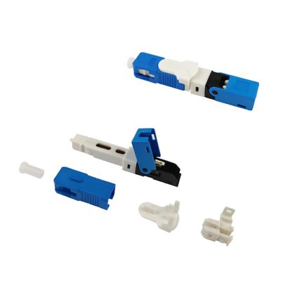 MAX≤0,5dB Perdita di inserimento SC UPC SM Simplex Fiber Optic Fast Connector per FTTH e rete