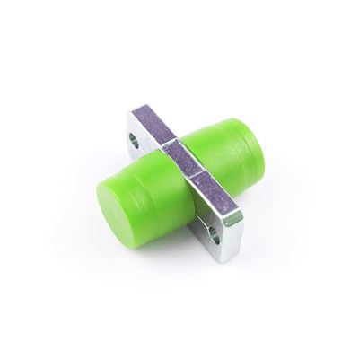 FTTH Simplex APC FC Adapter in fibra ottica con colore verde e caratteristica rettangolare