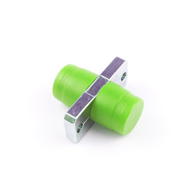 FTTH Simplex APC FC Adapter in fibra ottica con colore verde e caratteristica rettangolare