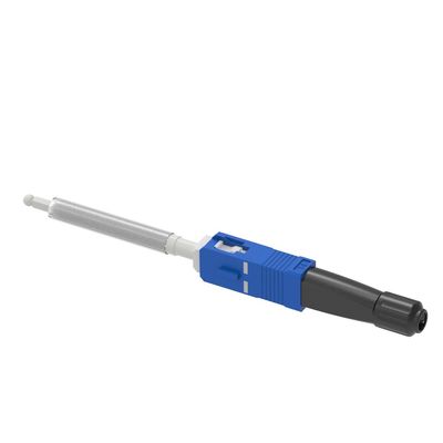 Connettore rapido in fibra ottica FTTH Simplex SC con riutilizzo 10 volte e lucidatura UPC