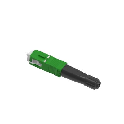 Connettore rapido in fibra ottica FTTH Simplex SC con riutilizzo 10 volte e lucidatura UPC