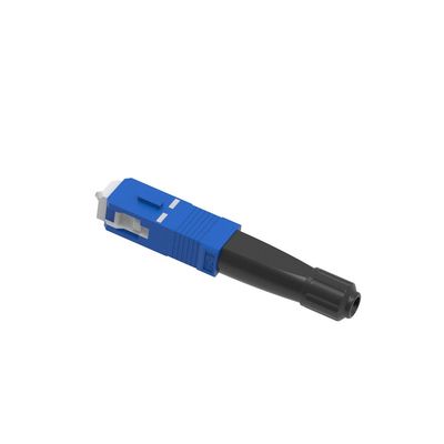 Connettore rapido in fibra ottica FTTH Simplex SC con riutilizzo 10 volte e lucidatura UPC