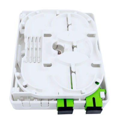 Interno 2 Core Plastic Fiber Optic Faceplate Socket Panel SC Tipo di connettore per rete FTTH