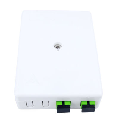 Interno 2 Core Plastic Fiber Optic Faceplate Socket Panel SC Tipo di connettore per rete FTTH