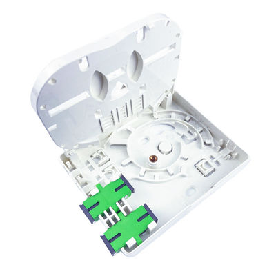 Interno 2 Core Plastic Fiber Optic Faceplate Socket Panel SC Tipo di connettore per rete FTTH