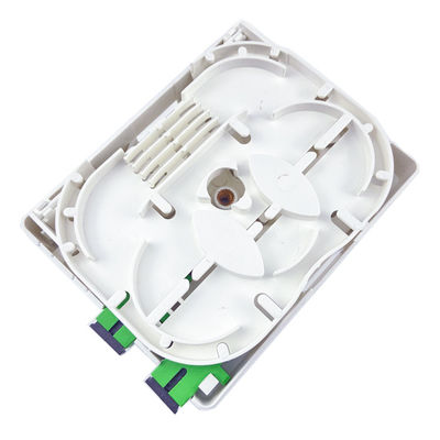 Interno 2 Core Plastic Fiber Optic Faceplate Socket Panel SC Tipo di connettore per rete FTTH
